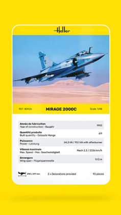 Heller 1/48 Mirage 2000C