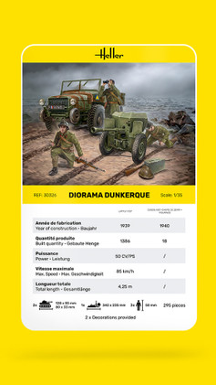 Heller 1/35 Diorama Dunkerque