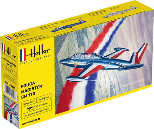 Heller 1/72 Fouga Magister CM 170