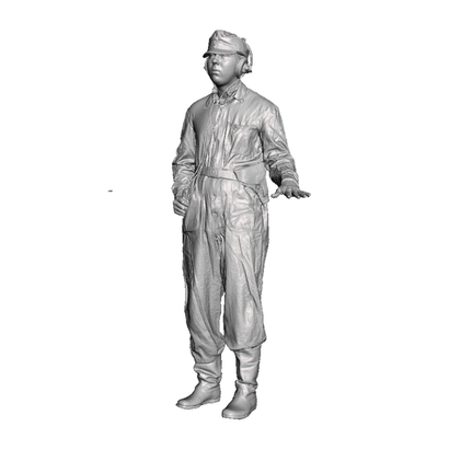 3D Scale Model Universe 1/35 Finnish WW2 Assault Artillery Man