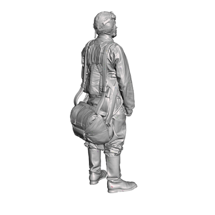 3D Scale Model Universe 1/48 Finnish Air Force WWII Pilot