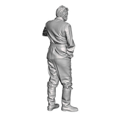 3D Scale Model Universe 1/35 Finnish WW2 Armoured Crew Member 2