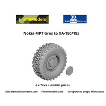 FinMilModels 1/35 Nokia MPT Tires to XA-180/185