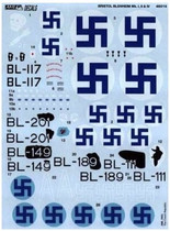 AML 1/48 Bristol Blenheim Mk. I, II & IV over Finland siirtokuvat