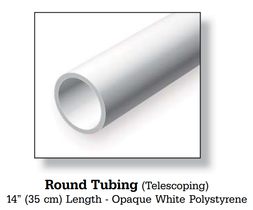 Evergreen Polystyreeniputki 3,2mm 5kpl