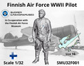3D Scale Model Universe 1/32 Finnish Air Force WWII Pilot