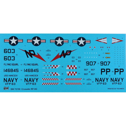 Sword 1/72 RF-8G Photo-Recon Crusader Over Vietnam