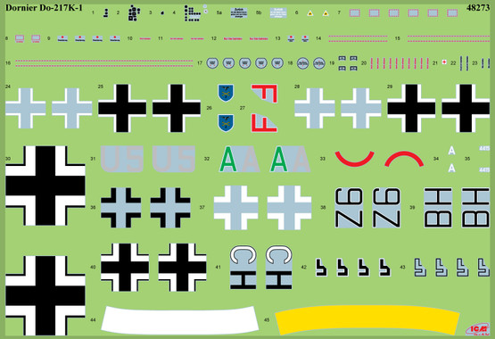ICM 1/48 Do 217K-1 WW II German Bomber