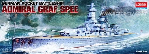 Academy 1/350 German Pocket Battleship Admiral Graf Spee