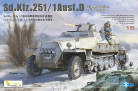 Vespid Models 1/35 Sd.Kfz.251/1Ausf.D Late Production w/Full Interior