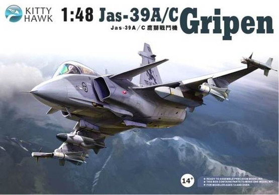 Kitty Hawk 1/48 JAS-39A/C Gripen