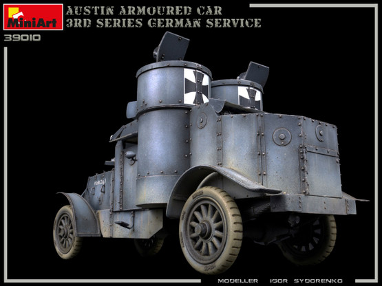 MiniArt 1/35 Austin Armoured Car 3rd Series German, Austro-Hungarian, Finnish Service