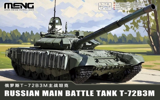Meng 1/72 Russian Main Battle Tank T-72B3M