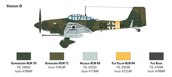 Italeri 1/48 Ju 87 G-1 Stuka Kanonenvogel