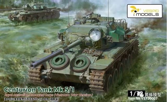 Vespid Models 1/72 Centurion Tank Mk 5/1 Royal Australian Armoured Corps (Vietnam War Version)