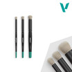 Vallejo Dry Brush Set - Small - Medium - Large siveltimet