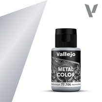 Vallejo Metal Color 77.706 White Aluminium 32ml
