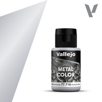Vallejo Metal Color 77.716 Semi Matt Aluminium 32ml