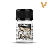 Vallejo Pigment FX 73.101 Titanium White pigmentti 35ml