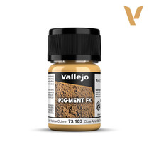 Vallejo Pigment FX 73.103 Dark Yellow Ochre pigmentti 35ml