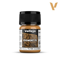 Vallejo Pigment FX 73.105 Natural Sienna pigmentti 35ml