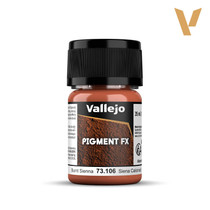 Vallejo Pigment FX 73.106 Burnt Sienna pigmentti 35ml