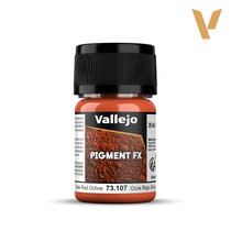 Vallejo Pigment FX 73.107 Dark Red Ochre pigmentti 35ml