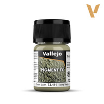 Vallejo Pigment FX 73.111 Green Earth pigmentti 35ml