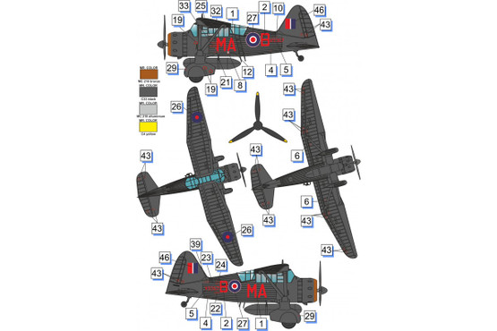 Dora Wings 1/72 Westland Lysander Mk.III (SD)