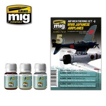 Ammo by Mig Air Weathering Set WWII Japanese Airplanes 3 x 35ml