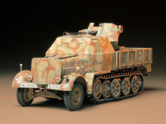 Tamiya 1/35 German 8ton Semitrack 3.7cm Flak 37 Sd.Kfz.7/2 Armored Cab Type