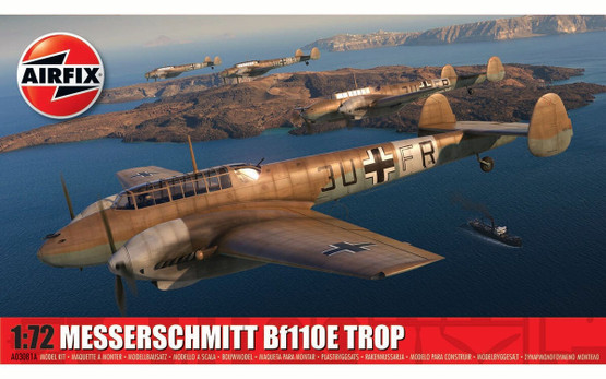 Airfix 1/72 Messerschmitt Bf110E Trop