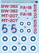 S.B.S model 1/48 Finnish Fighters - Post War Markings siirtokuvat