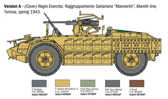 Italeri 1/72 AS42 Sahariana