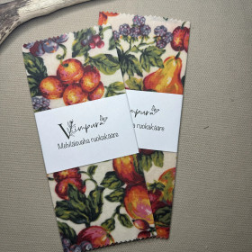 Mehiläisvaha ruokakääre, hedelmät