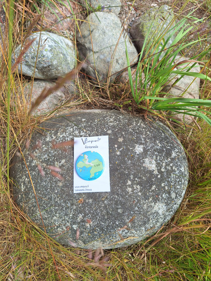 Utö kartta rintaneula