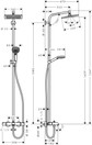 SADESUIHKUHANA HANSGROHE 27869000 CROMETTA E240 JP