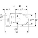 WC-ISTUIN IDO GLOW 64 (PIILO P-LUKKO) 5650202 IKR
