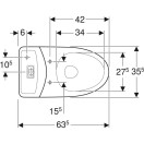 WC-ISTUIN IDO GLOW 63 (ISO JALKA 1-T) 5650198
