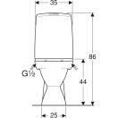 WC-ISTUIN IDO GLOW 60 (PIILO S-LUKKO 1-T) 5650194 