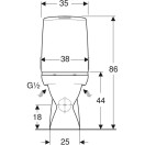 WC-ISTUIN IDO GLOW 61 (P-LUKKO 1T) 5650196