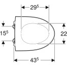WC-ISTUINKANSI IDO GLOW KOVA (ERI VÄREJÄ) SOFT CLOSE