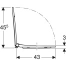 WC-ISTUINKANSI IDO GLOW KOVA (ERI VÄREJÄ) SOFT CLOSE