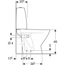 WC-istuin IDO Seven D 11 (P-lukko) Korkea