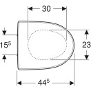 WC-ISTUINKANSI IDO SEVEN D 9113001001 VALKOINEN PEHMEÄ