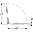 WC-ISTUINKANSI IDO SEVEN D 9113001001 VALKOINEN PEHMEÄ