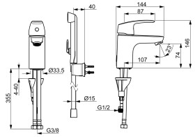 PESUALLASHANA ORAS SAFIRA 1012F BIDETTA