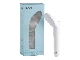 AQVA SUIHKUPÄÄSUODATIN VALKOINEN 