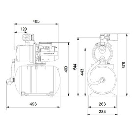 Vesiautomaatti Grundfos JP 4-47 PT-H 20L 1x230V 1,5M