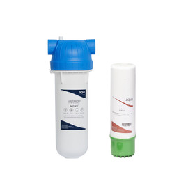 AQVA M / 10 tuumaa suodatinpaketti, kotelo + rauta-mangaani suodatin